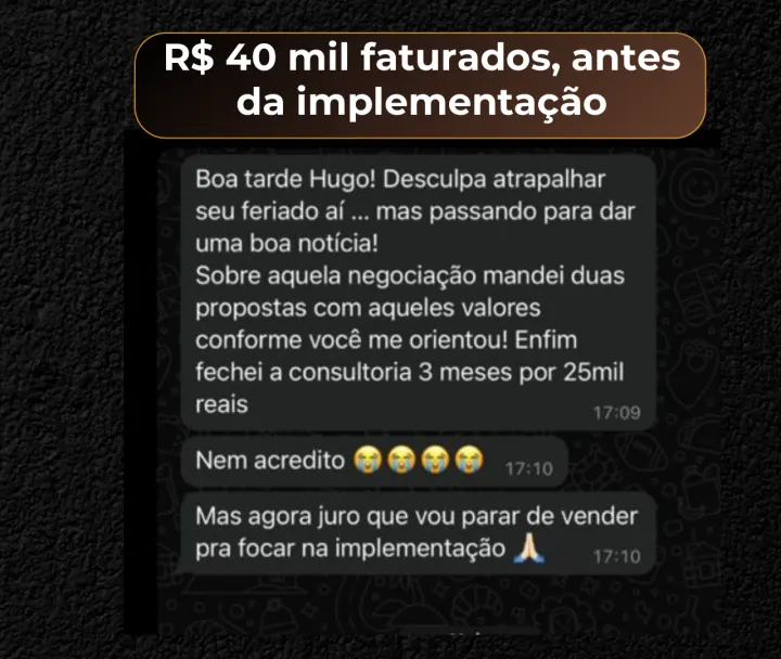 Resultado de mentorado · case 3